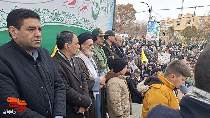 حضور پرشور مردم شهرستان خدابنده در راهپیمایی 22 بهمن