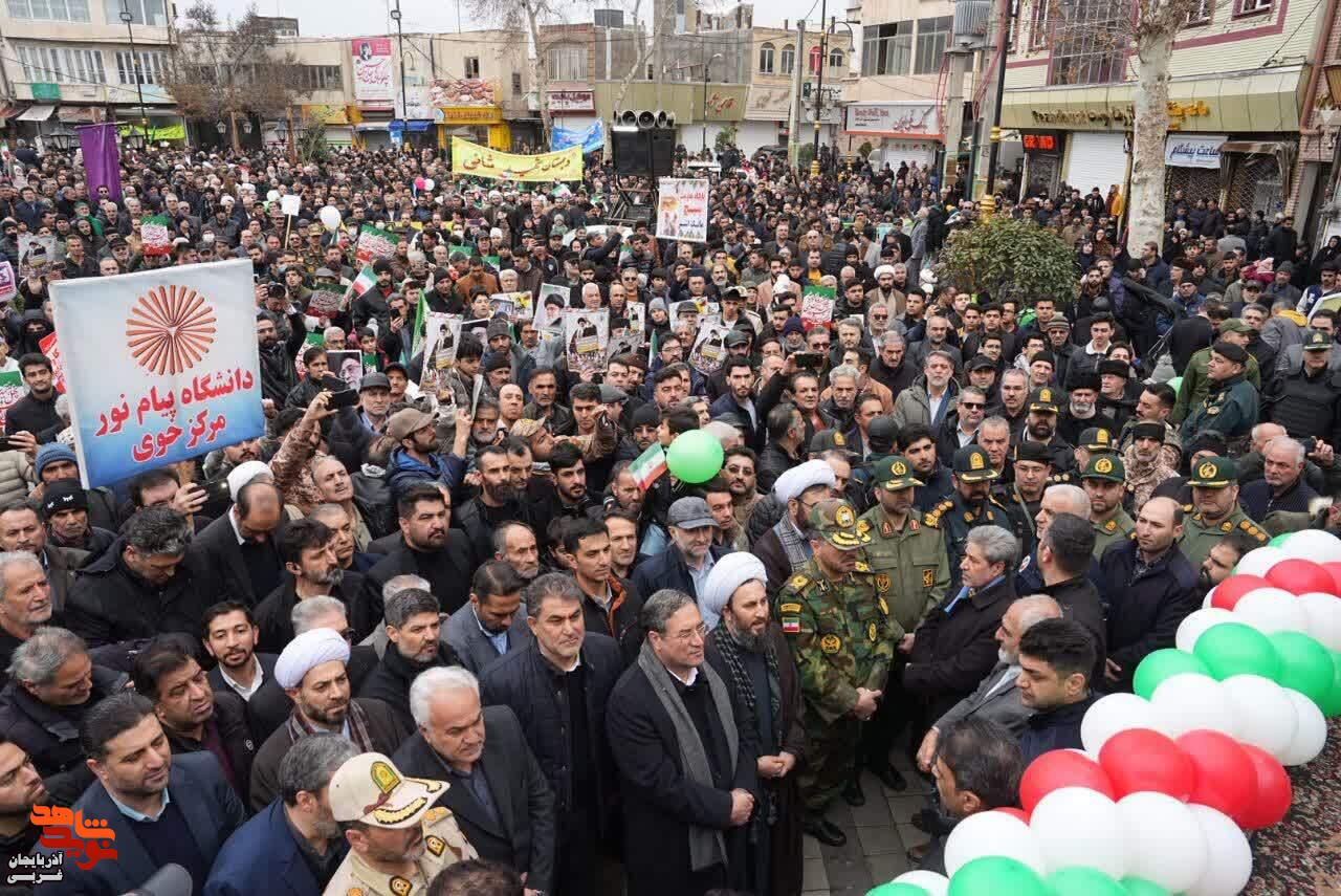 راهپیمایی یوم الله ۲۲ بهمن در خوی