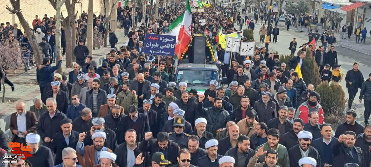 راهپیمایی یوم الله ۲۲ بهمن در شهرستان اشنویه