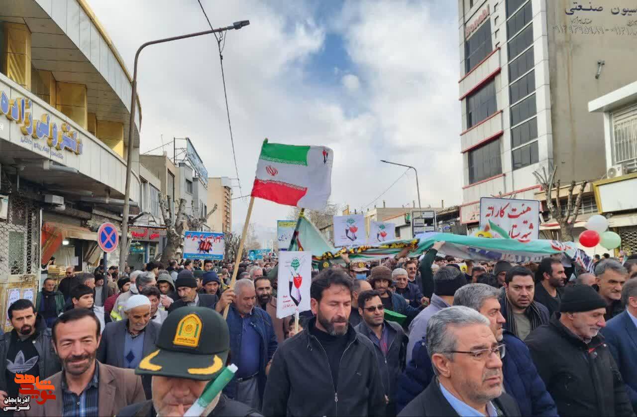 راهپیمایی یوم الله ۲۲ بهمن در شهرستان نقده