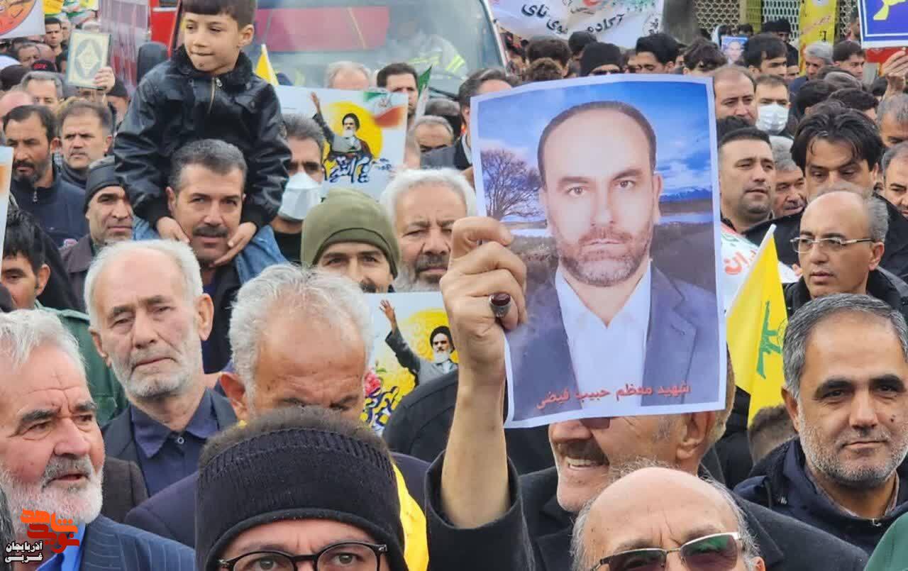 راهپیمایی یوم الله ۲۲ بهمن در شهرستان نقده