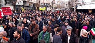 راهپیمایی یوم الله ۲۲ بهمن در شهرستان سردشت