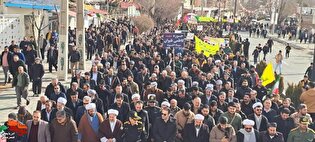راهپیمایی یوم الله ۲۲ بهمن در شهرستان اشنویه
