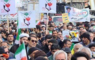 راهپیمایی یوم الله ۲۲ بهمن در شهرستان نقده