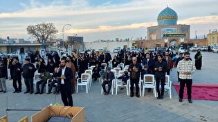 استغاثه به امام زمان(عج) در گلزار شهدای قزوین برگزار شد