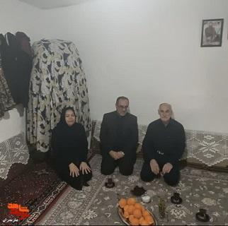 دیدار مدیرکل بنیاد مازندران با خانوادههای شهدای اغتشاشات در غرب مازندران دیدار مدیرکل بنیاد مازندران با خانوادههای شهدای اغتشاشات در غرب مازندران