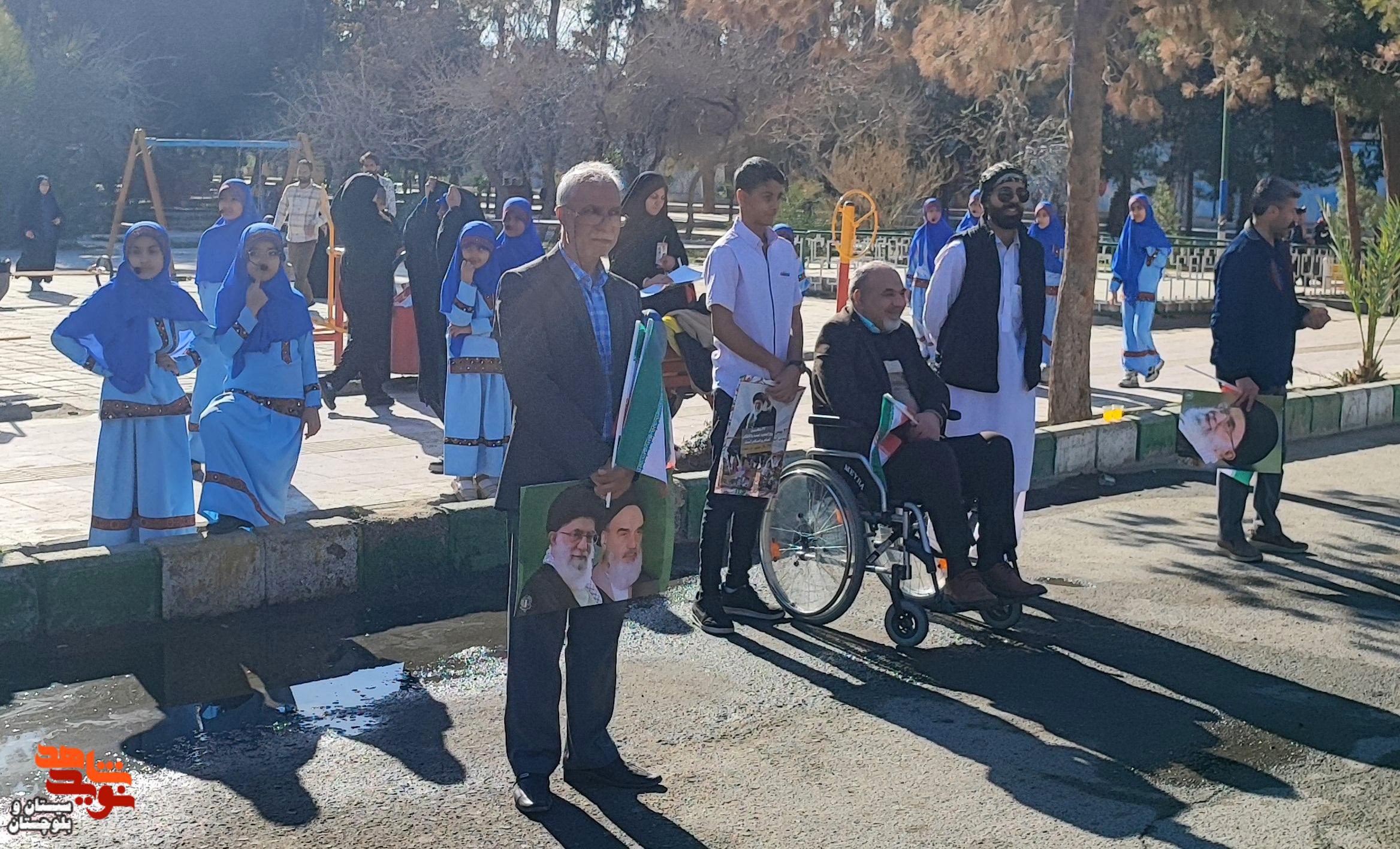 حضور پرشور مردم زاهدان در راهیپمایی 22 بهمن