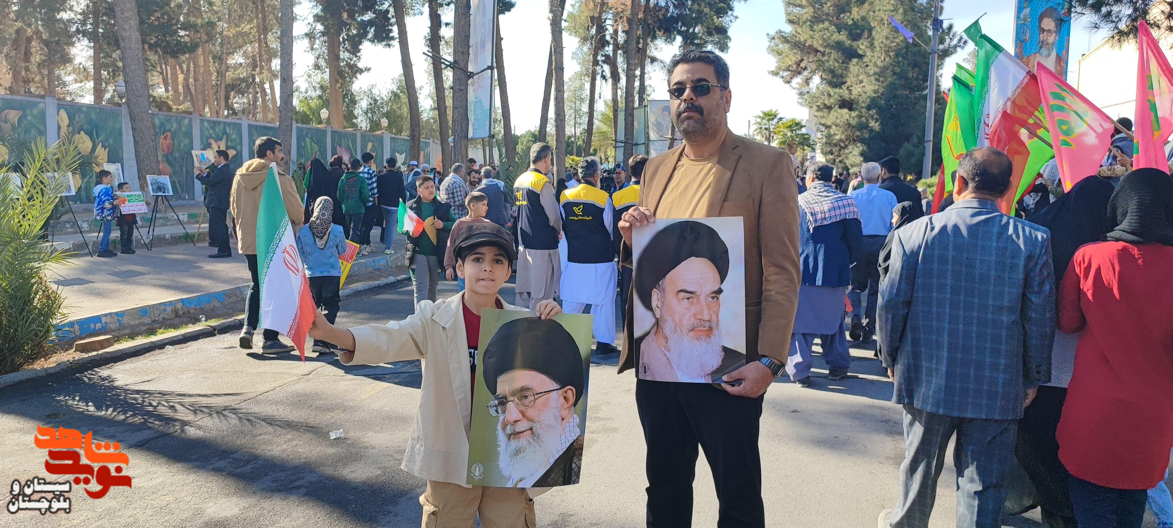 حضور پرشور مردم زاهدان در راهیپمایی 22 بهمن