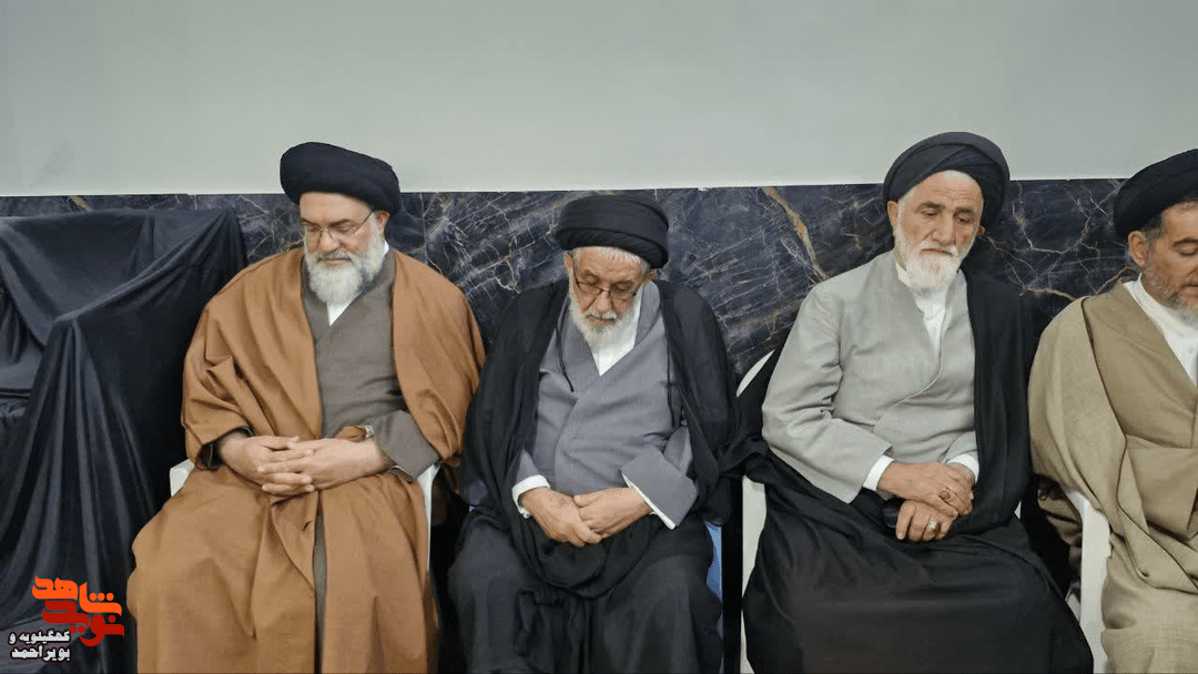 عکس| بزرگداشت روحانی شهید سید علی حسن هادی‌پور در باشت