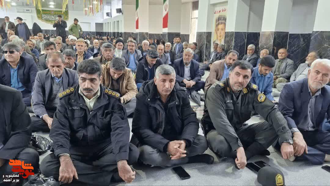 عکس| بزرگداشت روحانی شهید سید علی حسن هادی‌پور در باشت