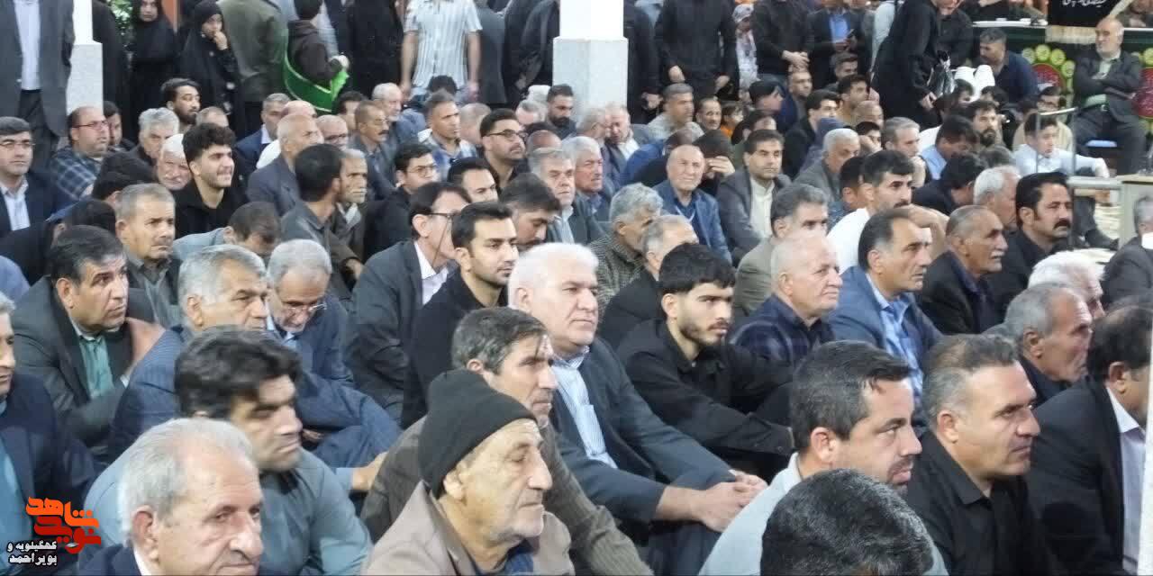 گچساران در سوگ اربعین شهدای مدافع امنیت