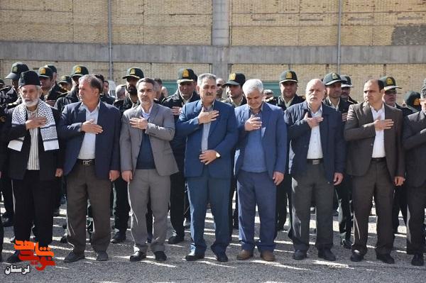 شییع پیکر مطهر شهید والامقام سرگرد «موسی آقائی فرد» در خرم‌آباد