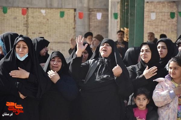 شییع پیکر مطهر شهید والامقام سرگرد «موسی آقائی فرد» در خرم‌آباد