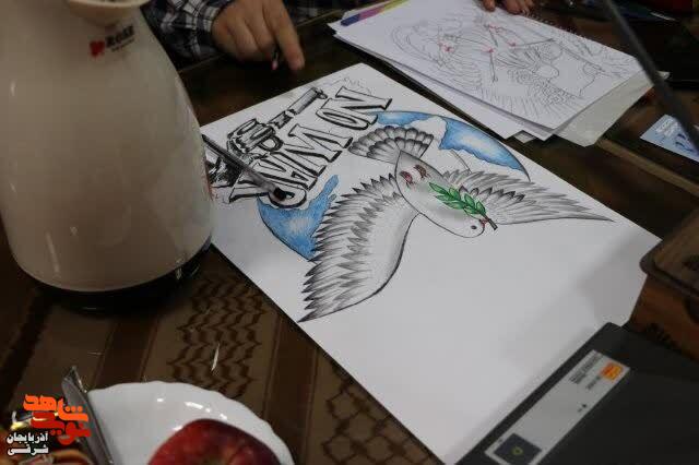 برگزاری کارگاه آموزشی کارتون و پوستر با محوریت دفاع مقدس در آذربایجانشرقی برگزاری کارگاه آموزشی کارتون و پوستر با محوریت دفاع مقدس در آذربایجانشرقی