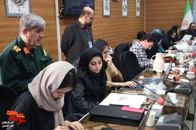 برگزاری کارگاه آموزشی کارتون و پوستر با محوریت دفاع مقدس در آذربایجانشرقی برگزاری کارگاه آموزشی کارتون و پوستر با محوریت دفاع مقدس در آذربایجانشرقی
