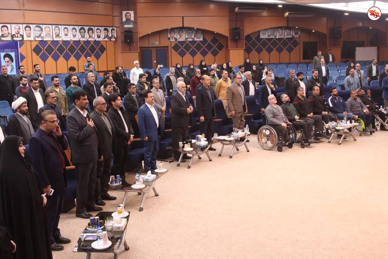 گزارش تصویری/ آیین تجلیل از مقام آوران ورزشکار جانباز در اهواز