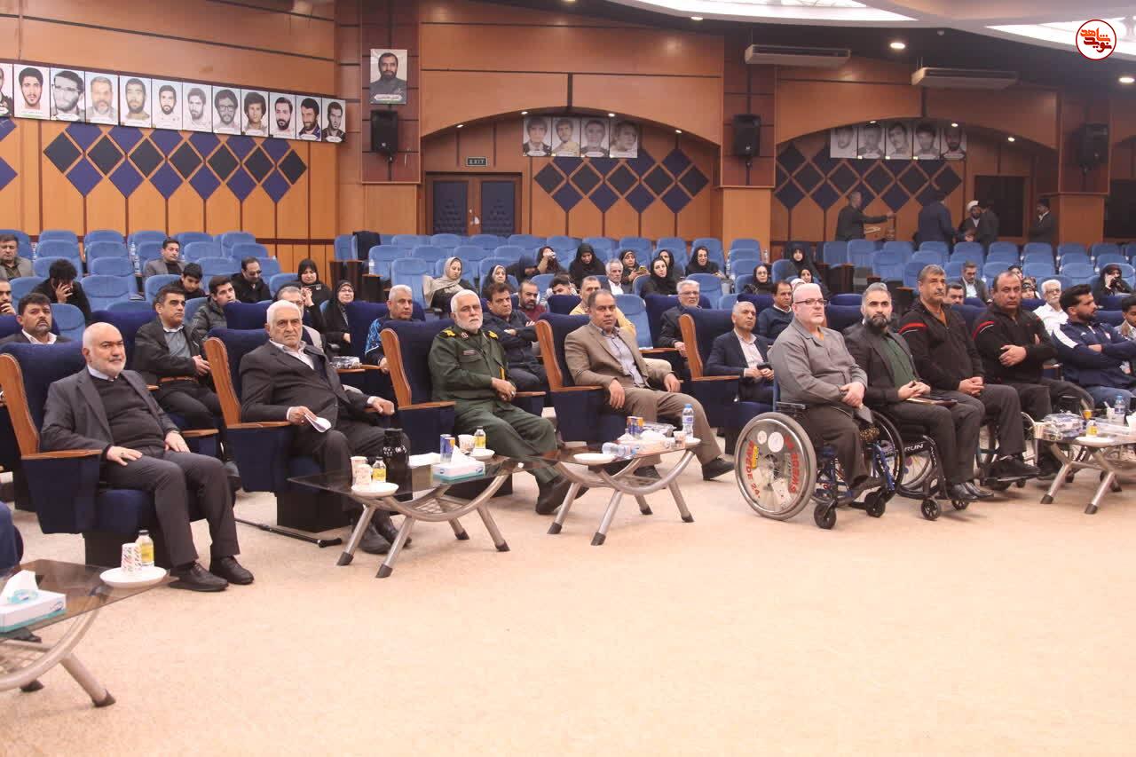 گزارش تصویری/ آیین تجلیل از مقام آوران ورزشکار جانباز در اهواز
