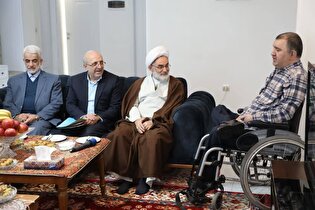 دیدار نماینده ولی‌فقیه در گیلان با جانبازان ۷۰ درصد استان