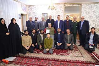 دیدار و دلجویی با جانباز سرافراز ۷۰درصد سید مهدی عبدی