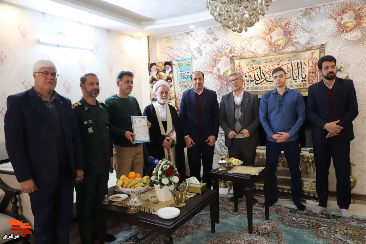 دیدار با جانباز مدافع حرم مرتضی صالحی دیدار با جانباز مدافع حرم مرتضی صالحی