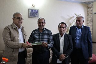 دیدار استاندار هرمزگان با سه تن از جانبازان