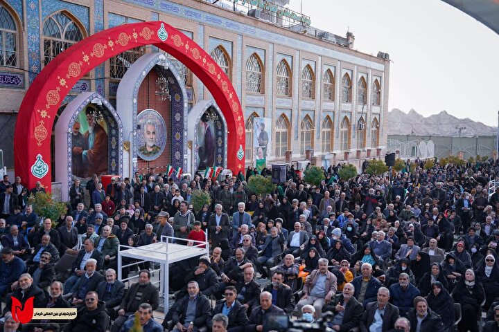 گرامیداشت روز جانباز و ولادت حضرت ابوالفضل العباس(ع) در گلزار شهدای کرمان