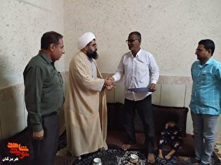 دیدار از علمداران حماسه در شهرستان بندرلنگه