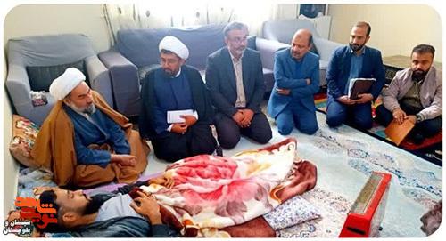 ابلاغ سلام رهبر انقلاب اسلامی ایران به جانبازان ۷۰ درصد در زاهدان ابلاغ سلام رهبر انقلاب اسلامی ایران به جانبازان ۷۰ درصد در زاهدان