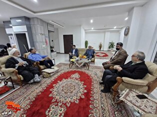 دیدار مدیرکل بنیاد استان کرمان با جانبازان ۷۰ درصد