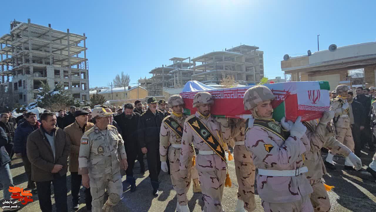 مراسم تشییع شهید مرزبانی، شهرستان سردشت مراسم تشییع شهید مرزبانی، شهرستان سردشت