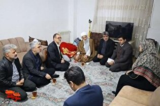 دیدار نماینده ولی فقیه و مدیرکل بنیاد مازندران از پنج جانباز در ساری