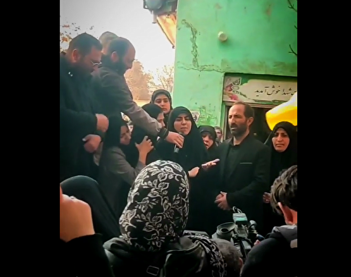 فیلم | قوی مثل همسر شهید «امیر عباسی»