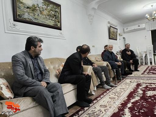 دیدار مدیرکل بنیاد شهید و امور ایثارگران مازندران با خانواده شهید حملات تروریستی صهیونی آمریکایی عبدی