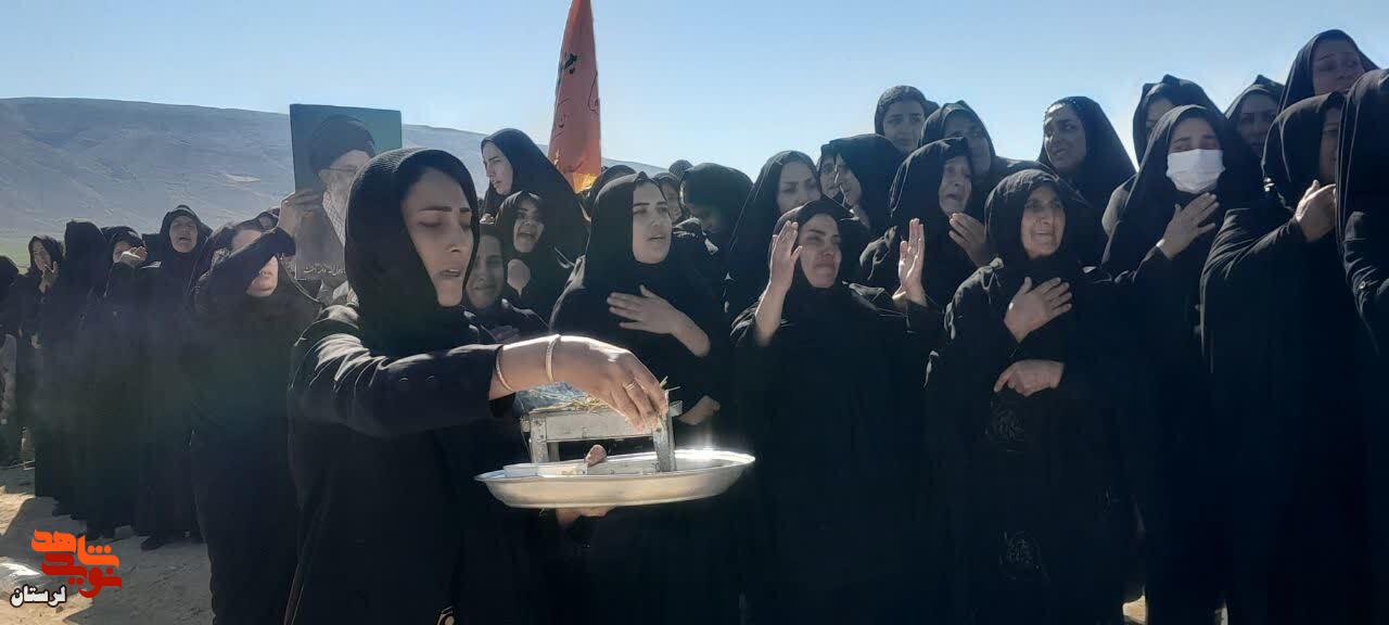 تشییع پیکر مطهر شهید «احمدرضا حیدری پادروند» در رومشکان