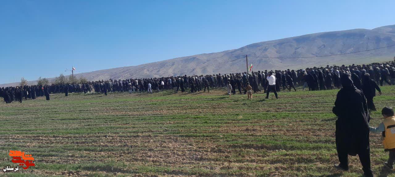 تشییع پیکر مطهر شهید «احمدرضا حیدری پادروند» در رومشکان