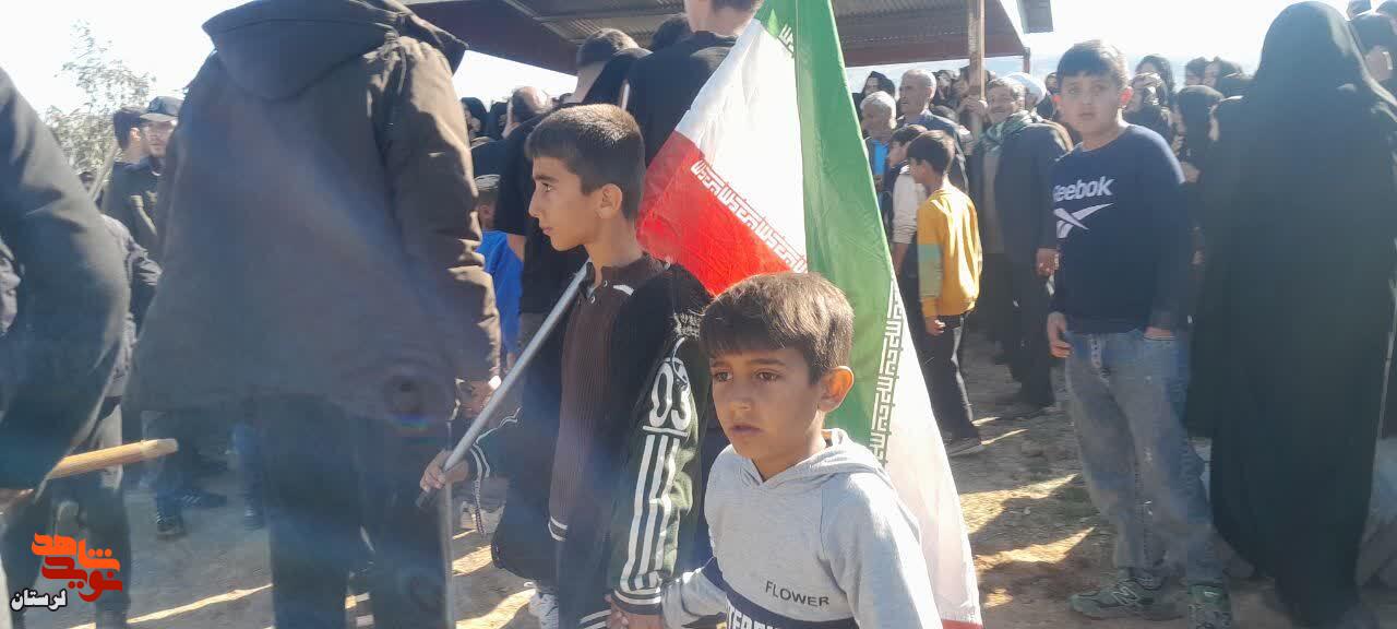 تشییع پیکر مطهر شهید «احمدرضا حیدری پادروند» در رومشکان