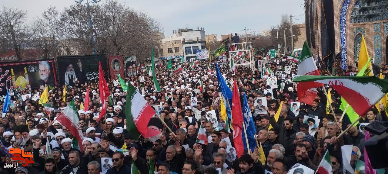 تجمع بزرگ عاشورایی مردم بصیر و ولایی اردبیل+ عکس