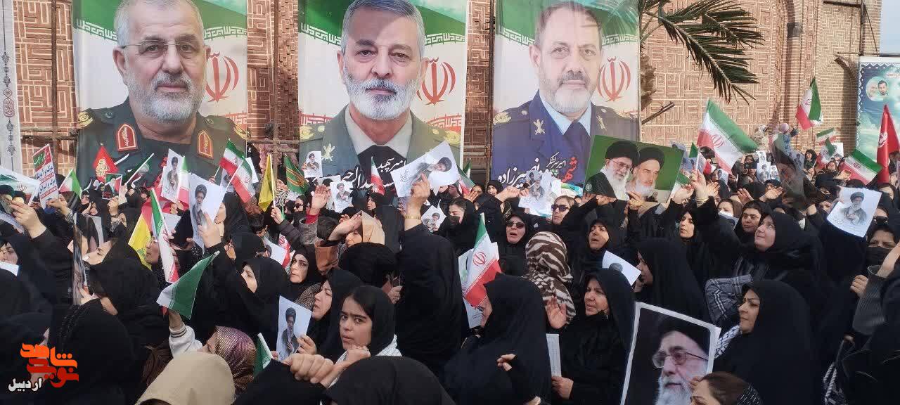 تجمع بزرگ عاشورایی مردم بصیر و ولایی اردبیل+ عکس