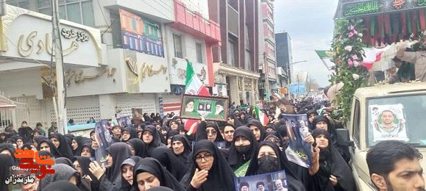 تشییع پیکر دو شهید حملات صهیونی، آمریکایی در قائم شهر تشییع پیکر دو شهید حملات صهیونی، آمریکایی در قائم شهر
