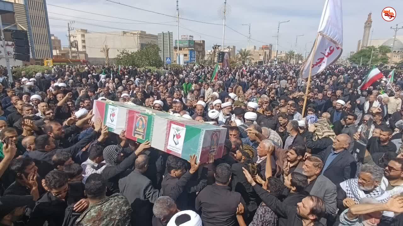 گزارش تصویری/ آیین تشییع پیکر چهار شهید مدافع وطن در اهواز گزارش تصویری/ آیین تشییع پیکر چهار شهید مدافع وطن در اهواز