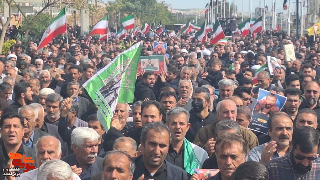تشییع پیکر شهید محمدپور در شهر دوگنبدان تشییع پیکر شهید محمدپور در شهر دوگنبدان