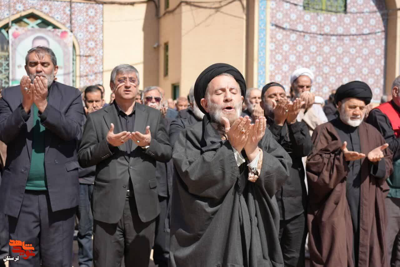 امام جمعه خرم آباد با لباس رزم به میدان آمد