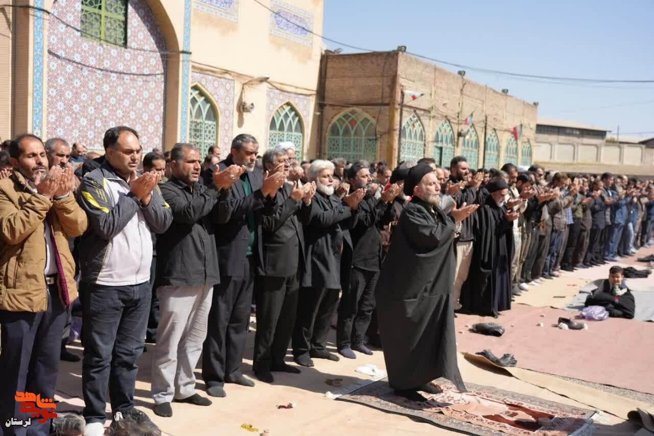 امام جمعه خرم آباد با لباس رزم به میدان آمد