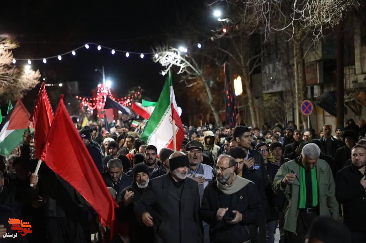الیگودرزی ها برای آقای شهیدشان فریاد انتقام سر دادند