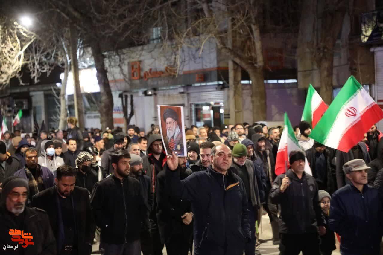 الیگودرزی ها برای آقای شهیدشان فریاد انتقام سر دادند