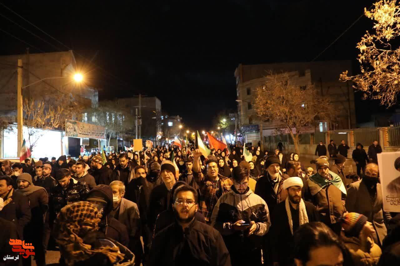الیگودرزی ها برای آقای شهیدشان فریاد انتقام سر دادند