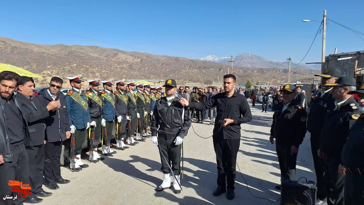 پیکر شهید «عظیم دارابیان» تشییع شد