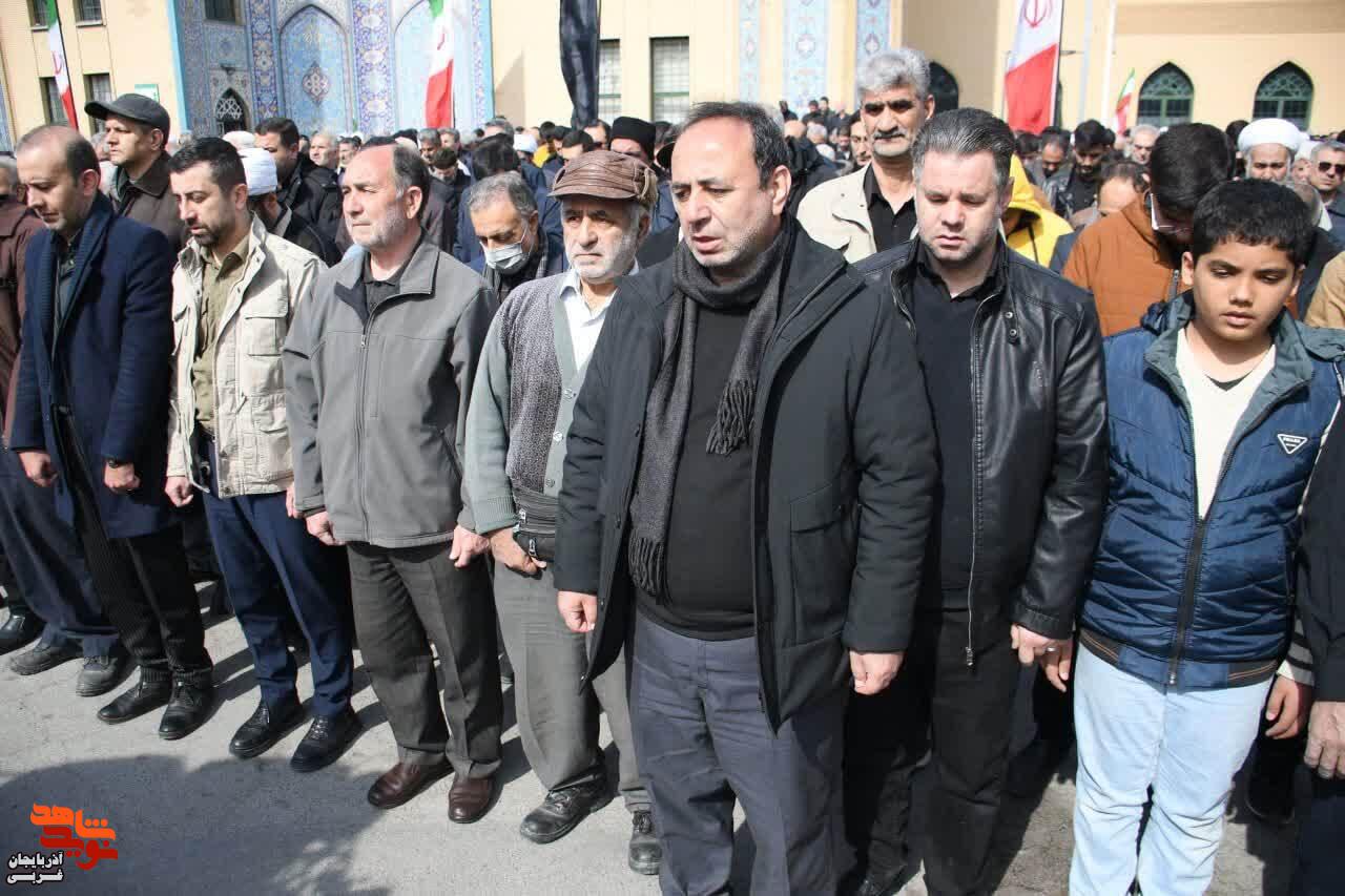 حضور با شکوه تشییع پیکر مطهر شهدای
