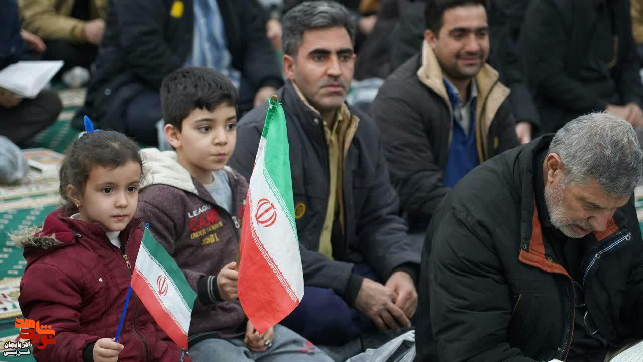 مراسم شام غریبان هفت شهید والا مقام شهرستان خوی
