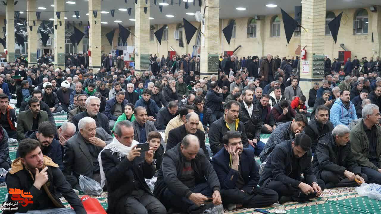 مراسم شام غریبان هفت شهید والا مقام شهرستان خوی
